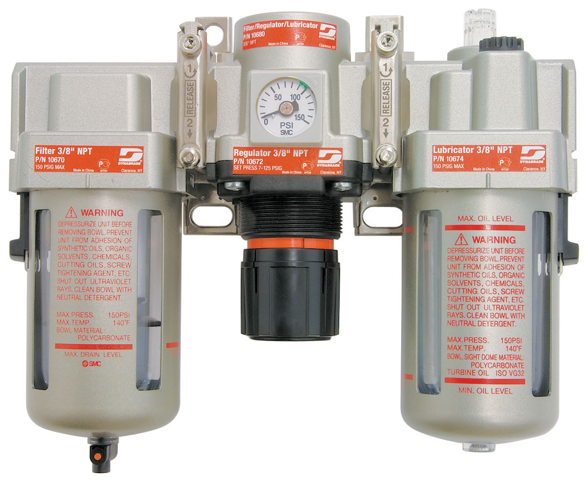 filter regulator lubricator dynabrade